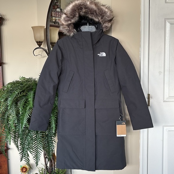 Brand New The North Face Arctic Premium Parka Relaxed Fit Faux Fur Hooded Jacket - Picture 16 of 16